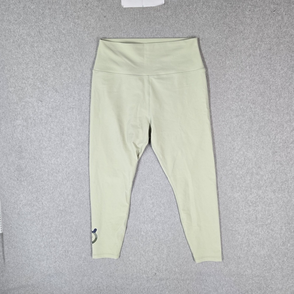 Peloton Women Activewear Pants XL Light Green Yoga Legging Athletic 23" Inseam